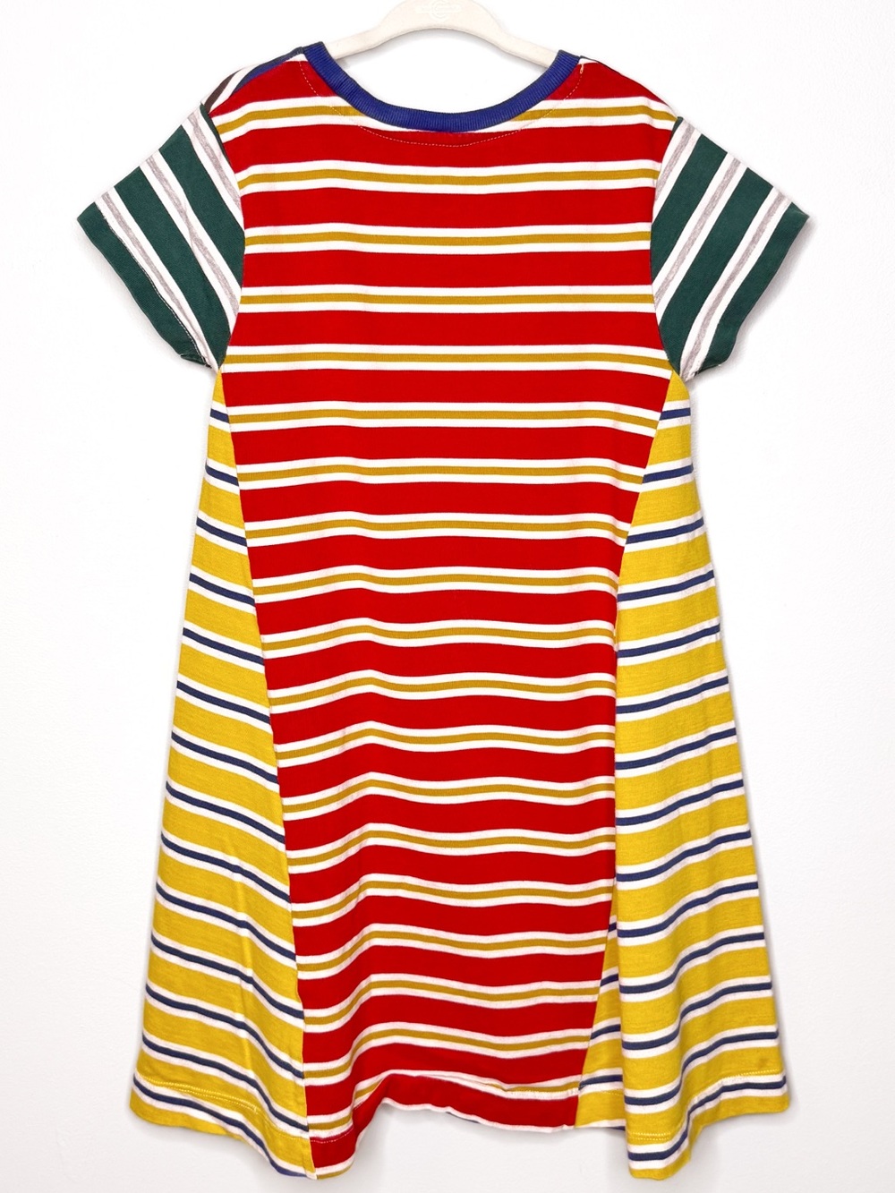 Mini Boden x Harry Potter Hogwarts House Colorful Breton Striped Dress Size 8-9 - Picture 2 of 3